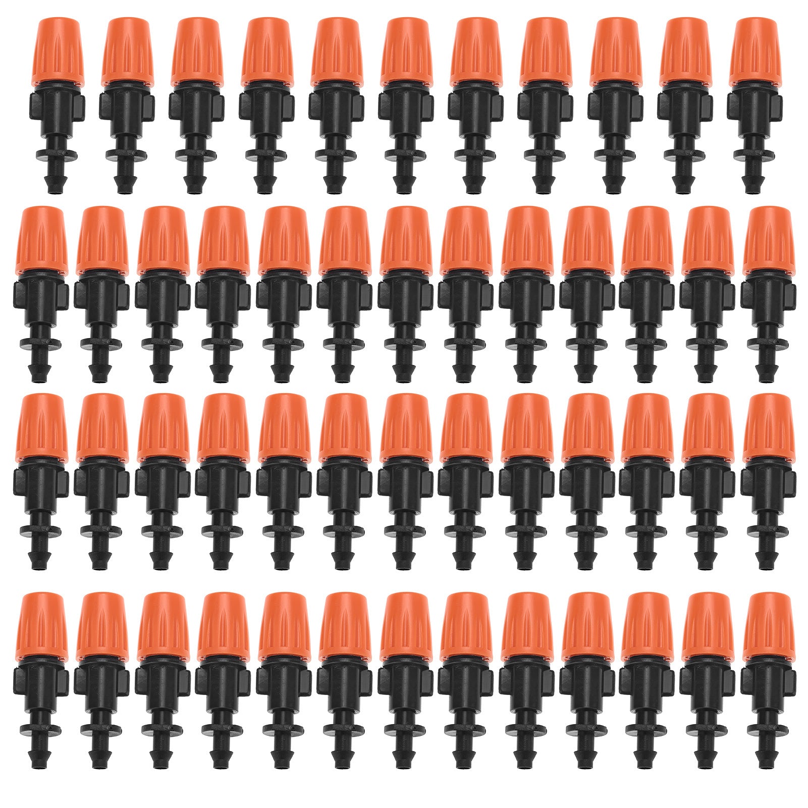 50pcs/set Adjustable Garden Drip Irrigation Misting Nozzles Micro Flowing Sprinkler Head Atomizer