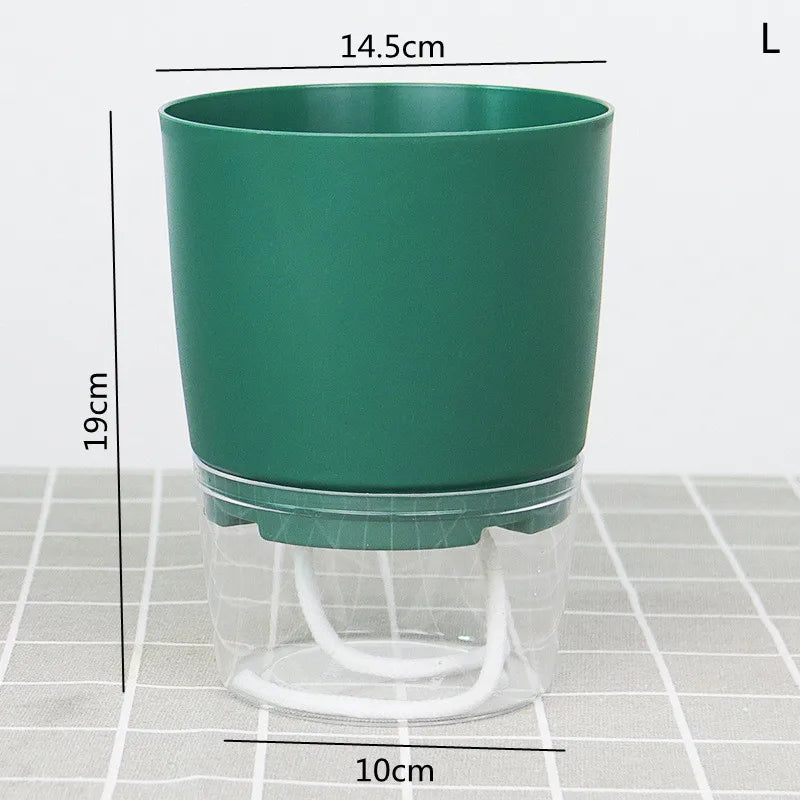 Brick Pattern Flowerpot Imitation Metal Plastic Flower Pot Square And Tall Type For Gardening Potted Plants горшок для цветов FU