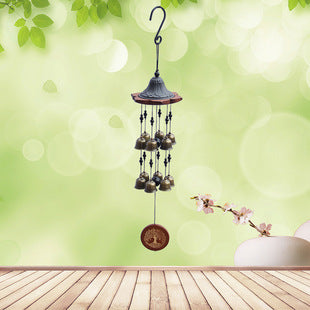 Pine Rotating 18 Tube Chime Hanging Ornaments For Decoration