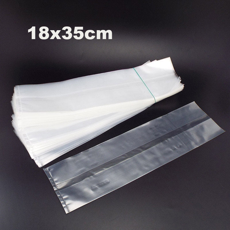 PVC Mushroom Spawn Grow Bag growing Planting pots ring cultivation planter Substrate High Temp Pre Sealable Garden Planter Tools