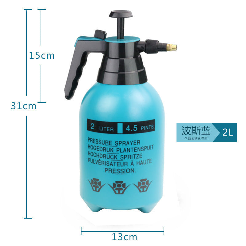 Horticultural supplies small portable hand-moving spray pot home with white meat green plants Press watering pot watering pot