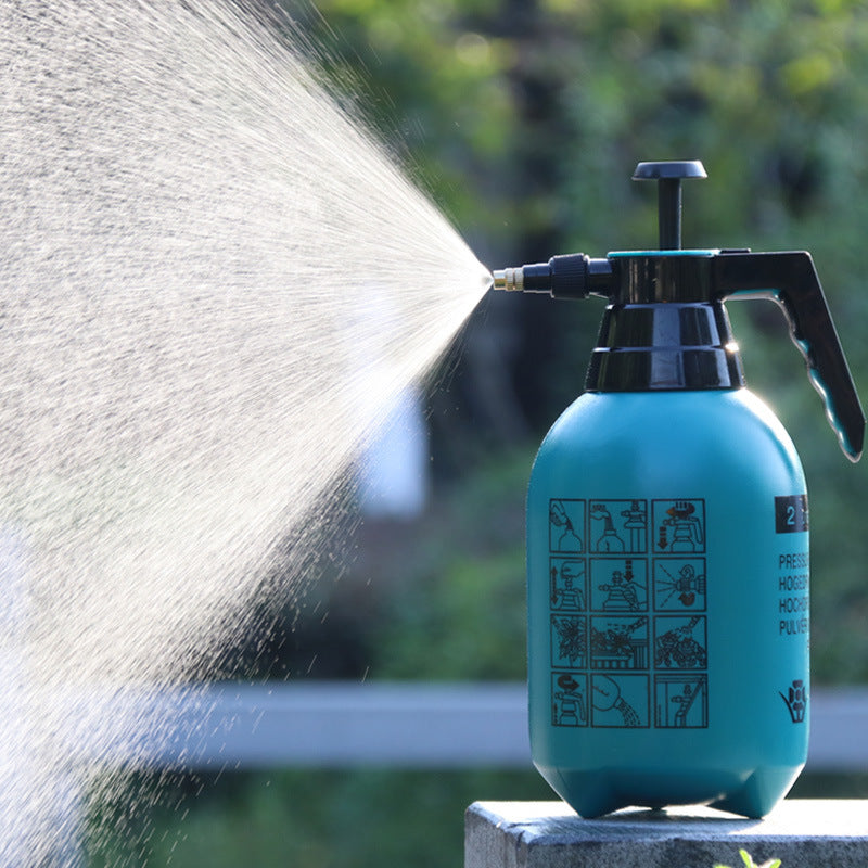 Horticultural supplies small portable hand-moving spray pot home with white meat green plants Press watering pot watering pot