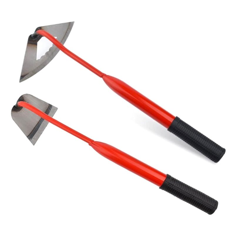 Portable Hardened Hollow Hoe Handheld Weeding Rake Planting Vegetable Farm Garden Agriculture Weeding Tool Garden Gadget