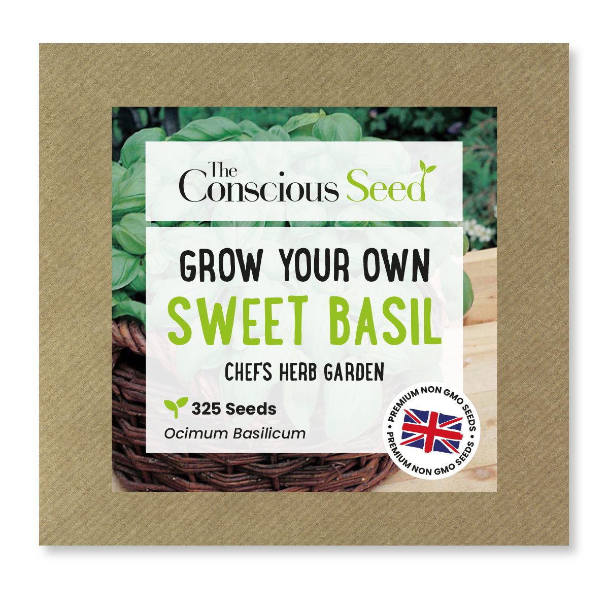 Sweet Basil Seeds - 235 Seeds-0