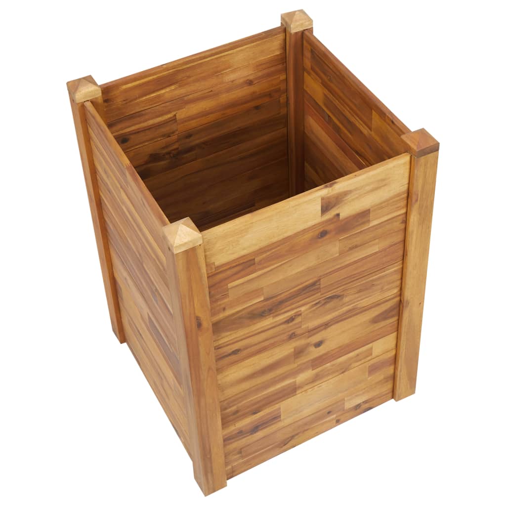 vidaXL Planter Flower Plant Box for Outdoor Patio Garden Solid Wood Acacia