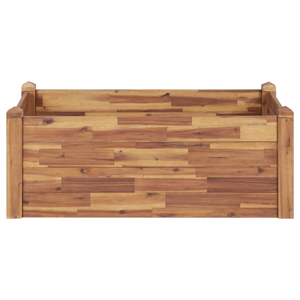 vidaXL Planter Flower Plant Box for Outdoor Patio Garden Solid Wood Acacia