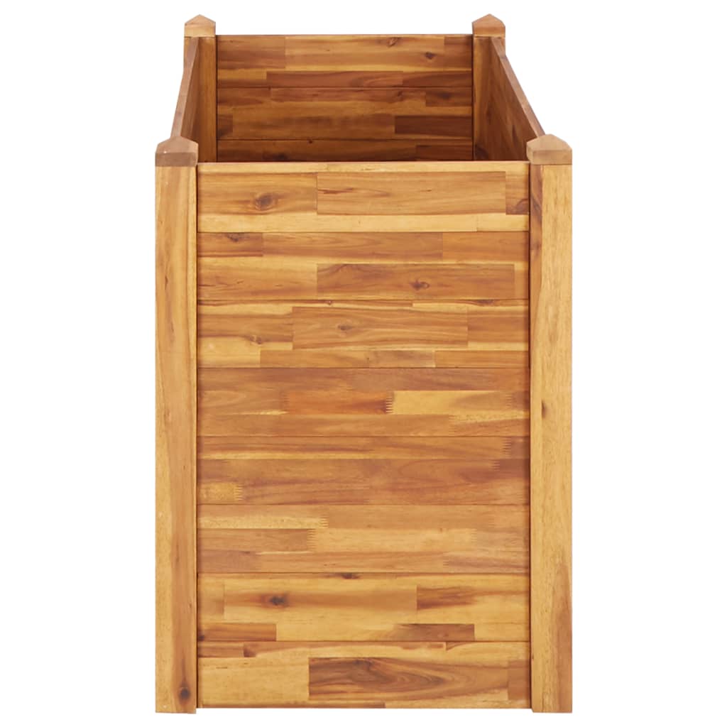 vidaXL Planter Flower Plant Box for Outdoor Patio Garden Solid Wood Acacia