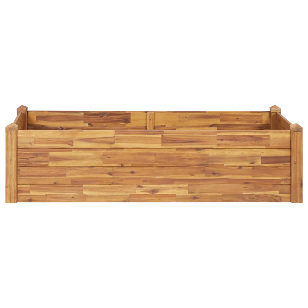 vidaXL Planter Flower Plant Box for Outdoor Patio Garden Solid Wood Acacia