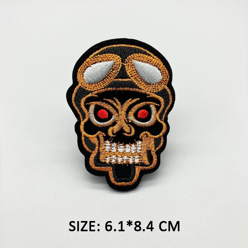 African Girl Patch Black head singer Embroidered Patches For Clothing Iron on Patches Badges DIY Decoration Clothes Stickers