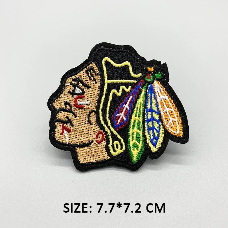 African Girl Patch Black head singer Embroidered Patches For Clothing Iron on Patches Badges DIY Decoration Clothes Stickers
