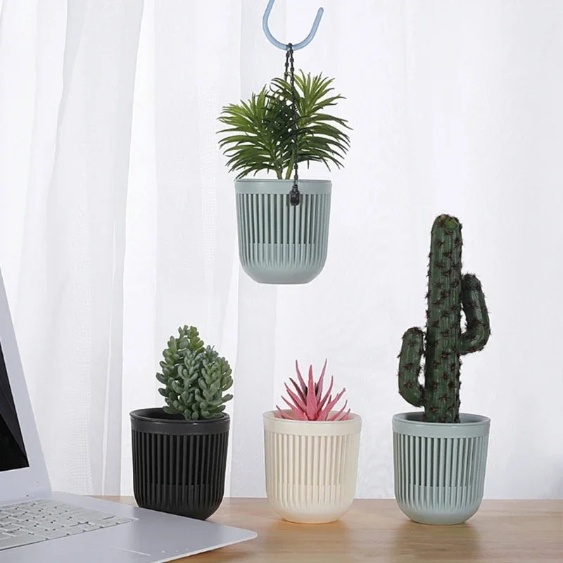 Plant Hangings Basket for Succulents Wall Flower Pots Desktops/Hangings Plant Hanger Garden Household Home Decors flower pot