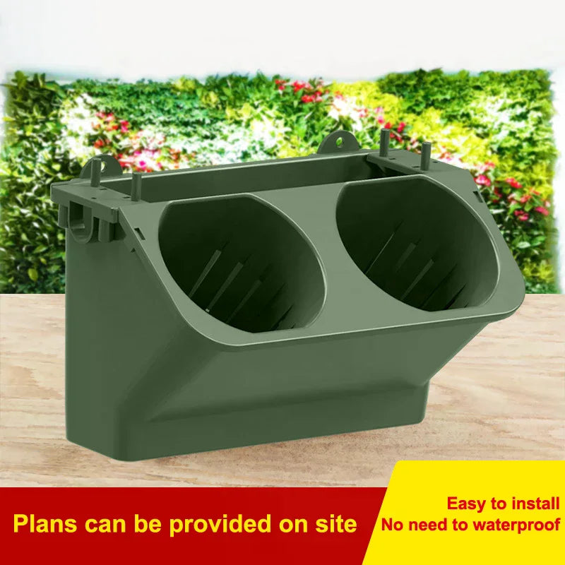 Wall Planter Flower Pot Hanging Vertical Garden Suculent Outdoor Flowerpoter Home Decor Gardening Gadgets Accessories Basket