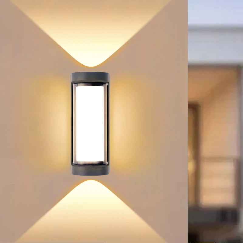 Waterproof 6W 10W indoor outdoor Led Wall Lamp modern ABS Home Furnishing decoration lighting Led Garden Porch Light AC85V-220V