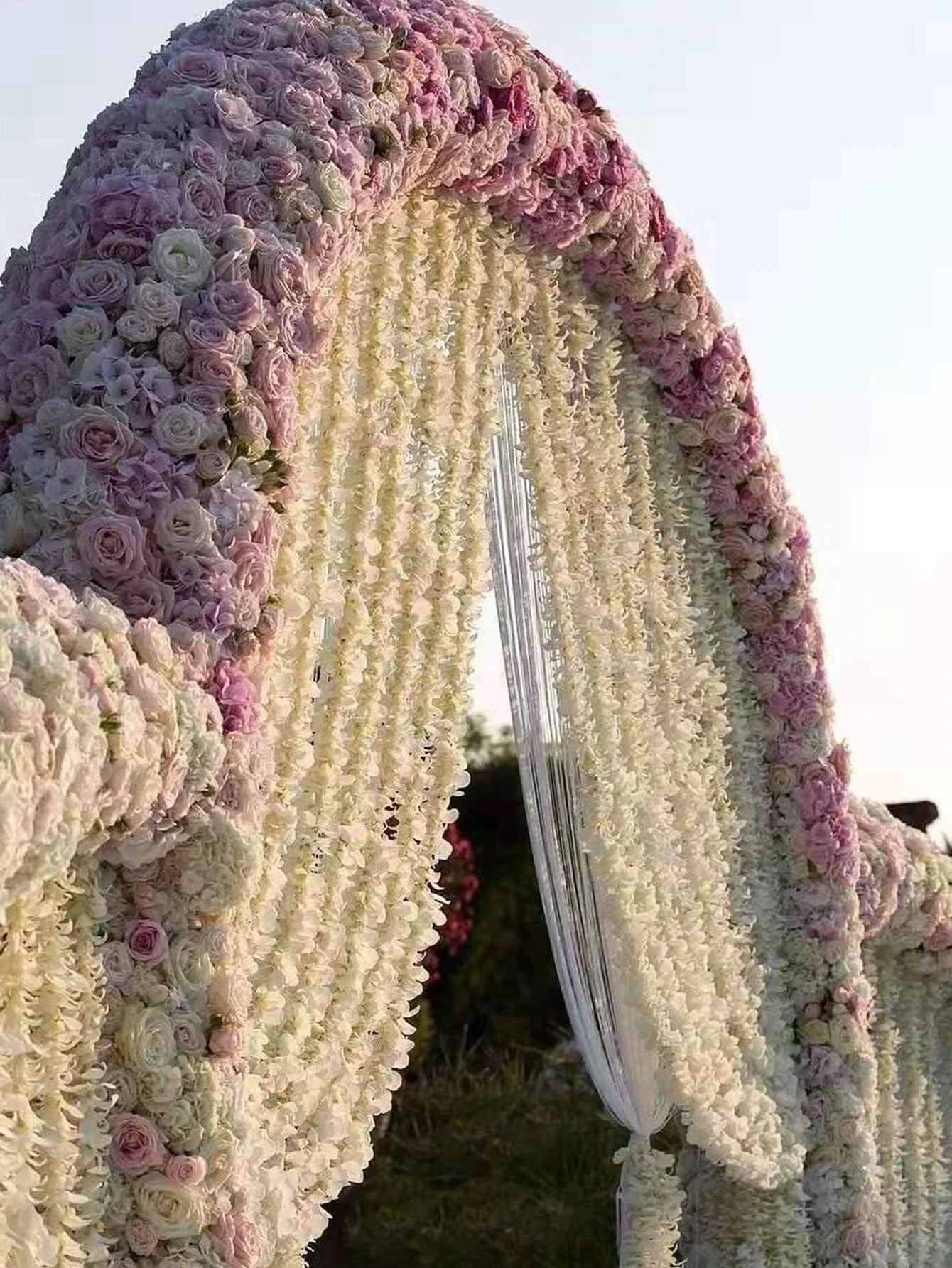 Artificial Plants Vine Home Furnishing Birthday Party Decoration Outdoor Garden Valentine's Day Bridal Wreath Wedding Arch Props