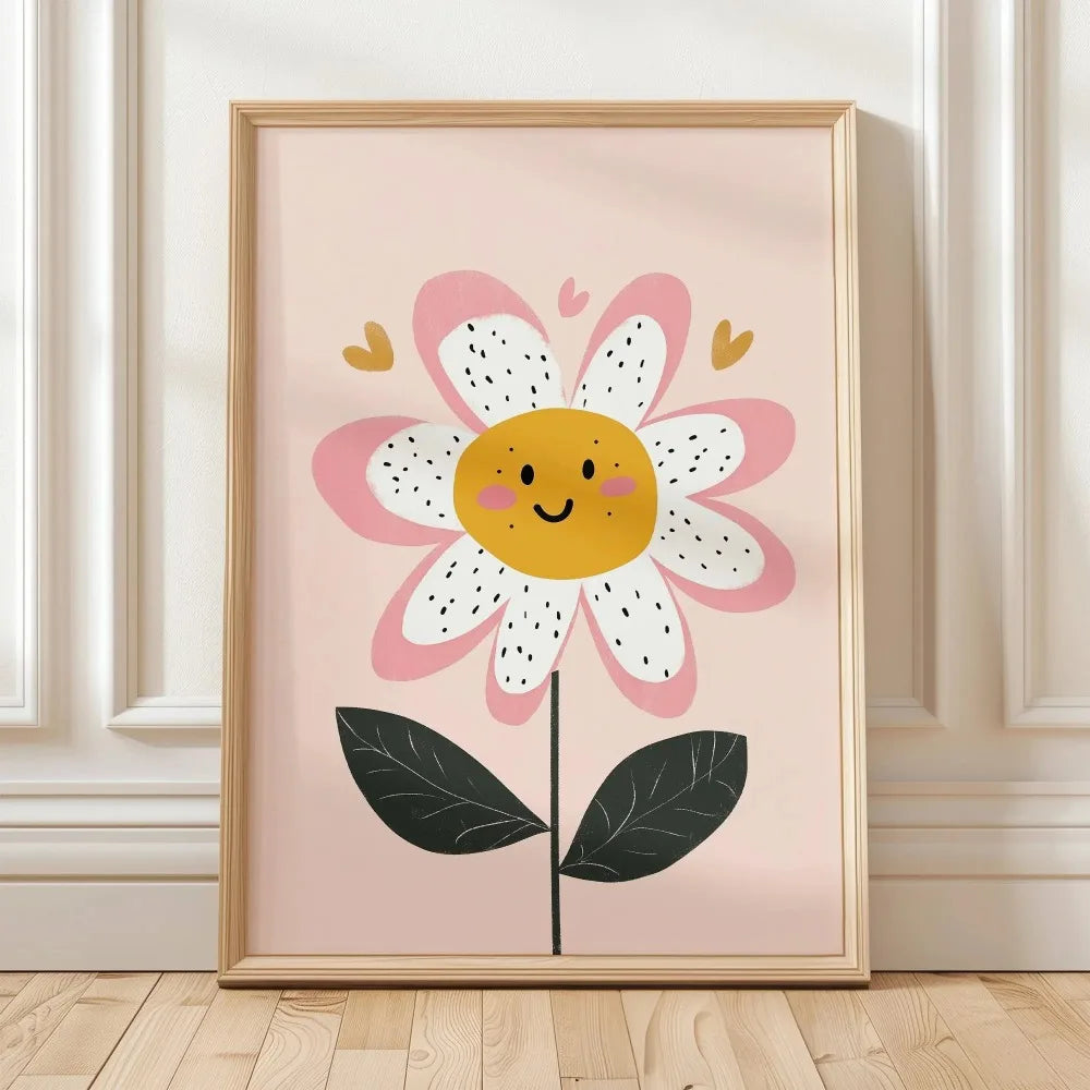 1 Frameless Retro Floral Print,Unique Creative Aesthetic Decor,Spring Decor Painting,Minimalist Wall Art,Living Room Bedroom Art