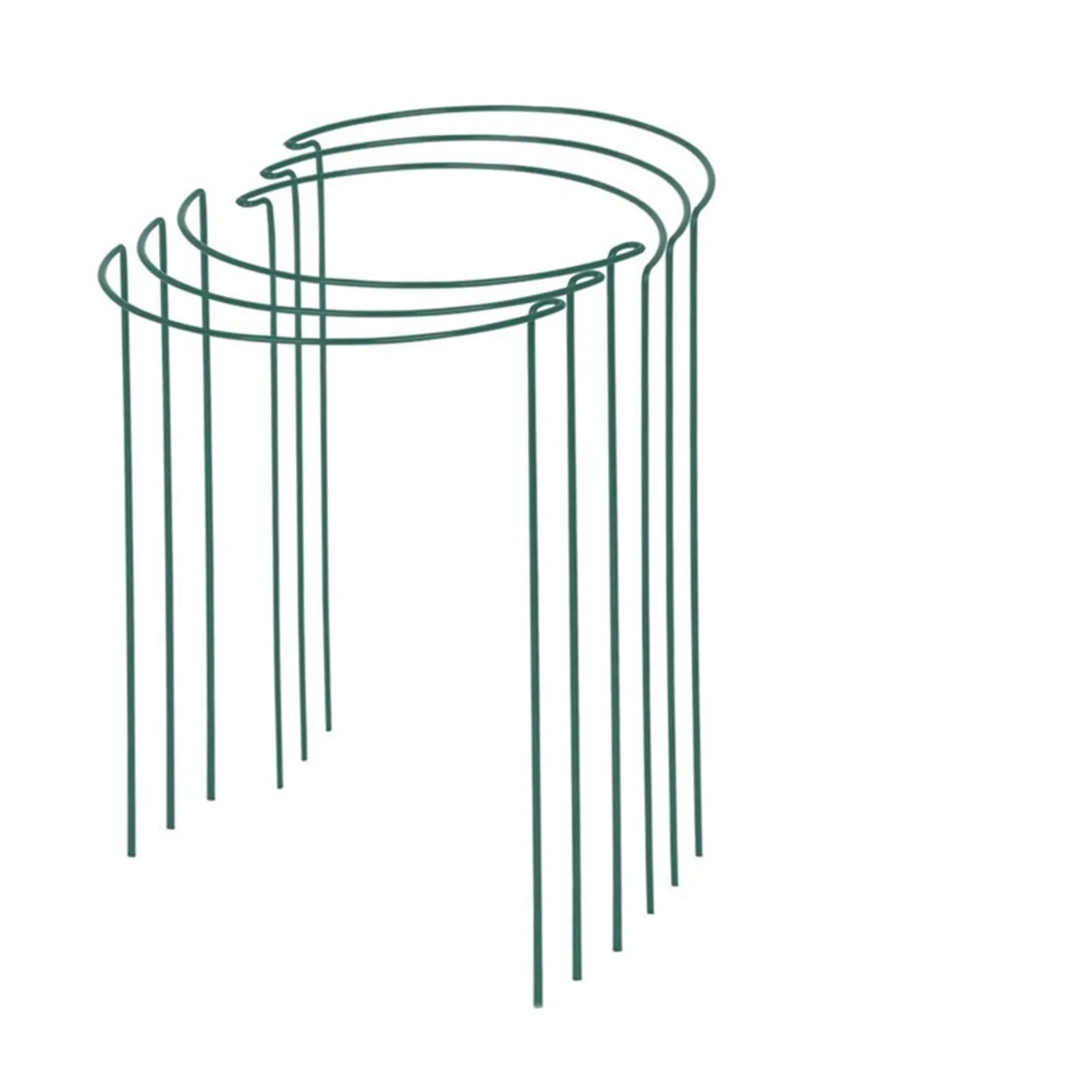 6pcs Plant Support Stake Metal Ring Cage for Vegetable Growing Adjustable Stand Support For Flowers Plants Home Gardening Tools