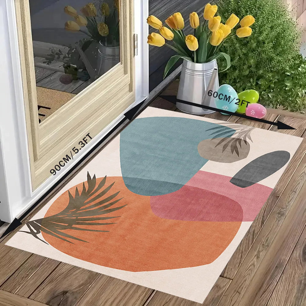 VIKAMA Trendy Printed US Dollar Note Floor Mat - Unique Design, Personalized, Anti-Slip, Home Decorative Carpet