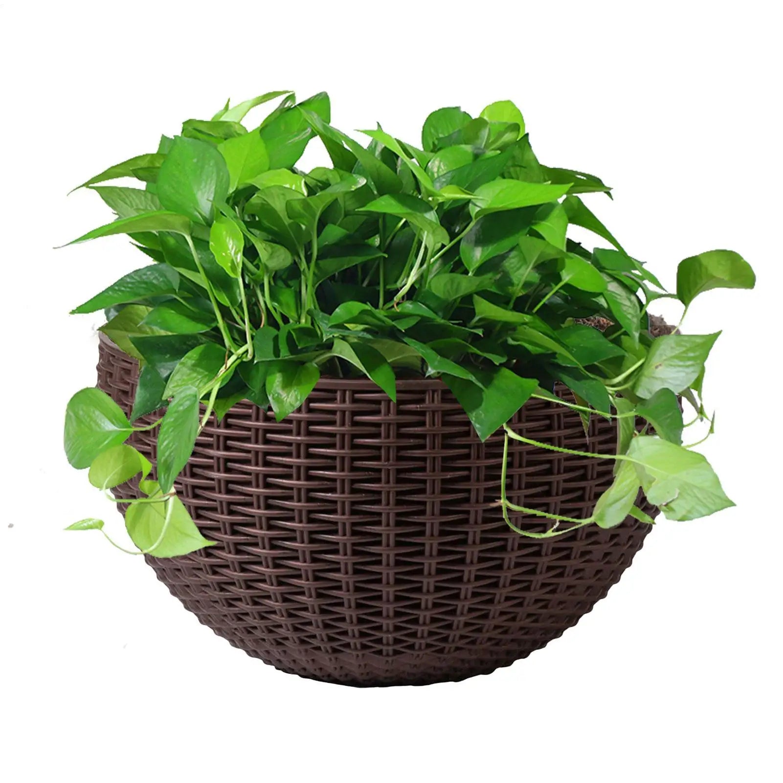 Flower Pot Exquisite Wall-mounted Plastic Wall Hanging Basket Flowerpot for Outdoor Garden Balcony Planter Bucket Home Decor