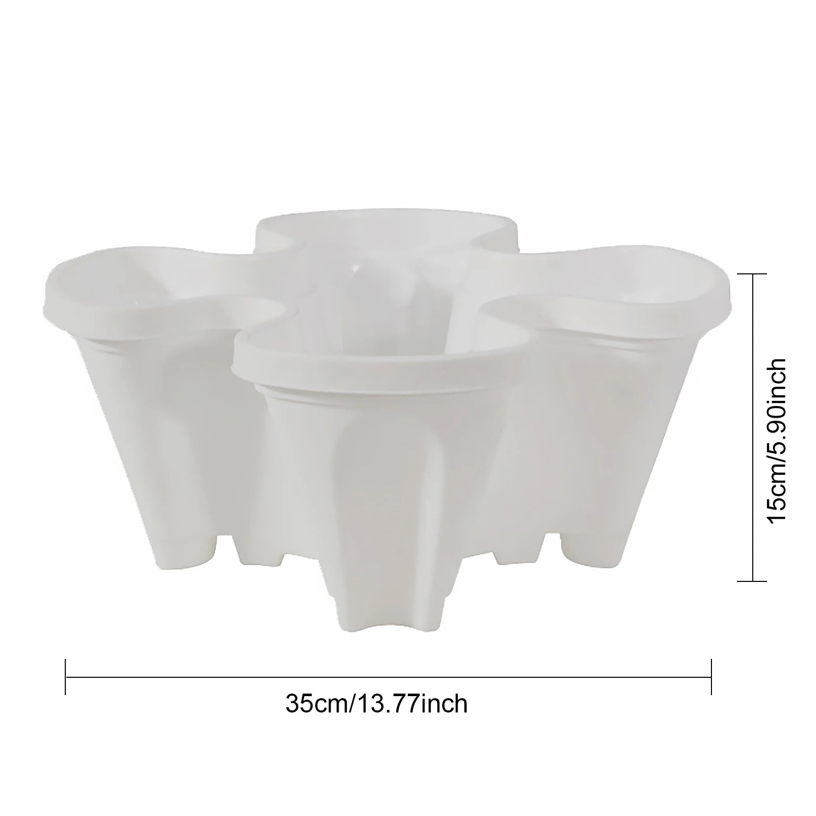 Stackable Vertical Planter Planting Nursery Pots for Garden Strawberry