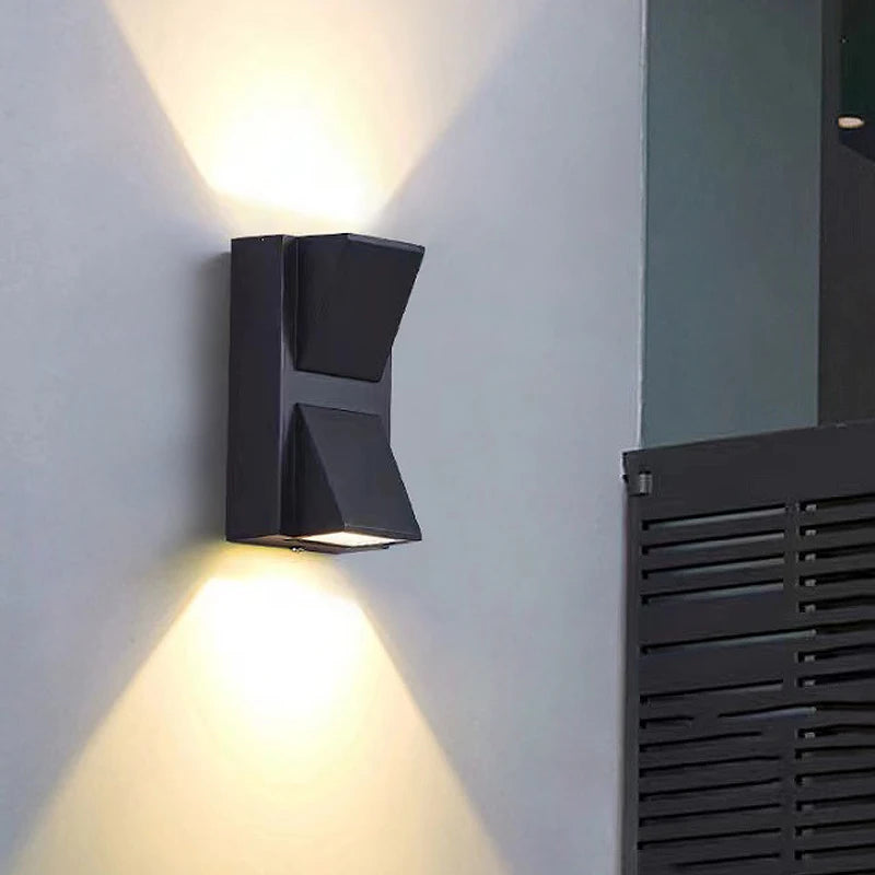 Waterproof 6W 10W indoor outdoor Led Wall Lamp modern ABS Home Furnishing decoration lighting Led Garden Porch Light AC85V-220V