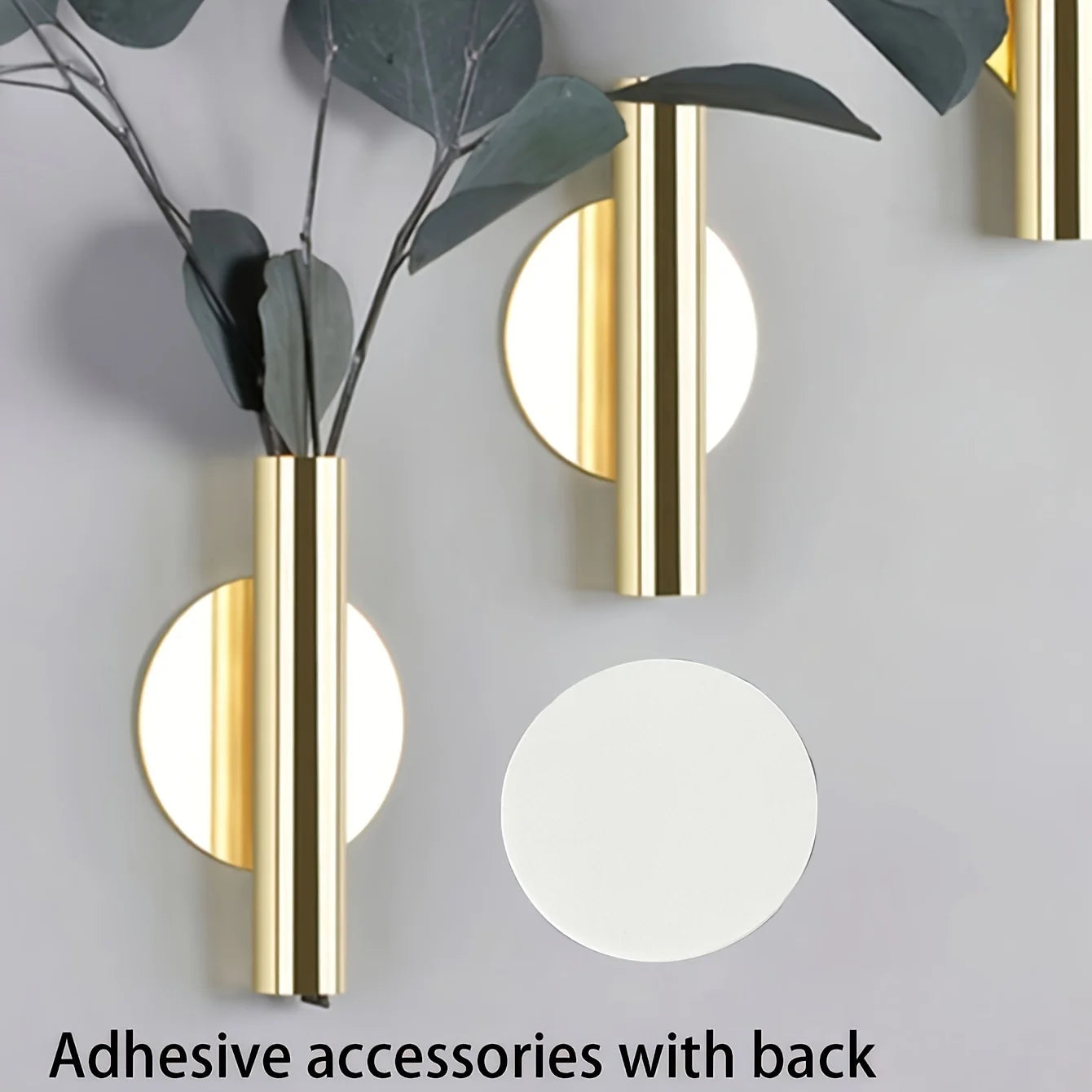 Creative Wall-mounted Flower Vase European Style Hanging Planter Hydroponics Pots For Home Office Living Room Decoration Gift