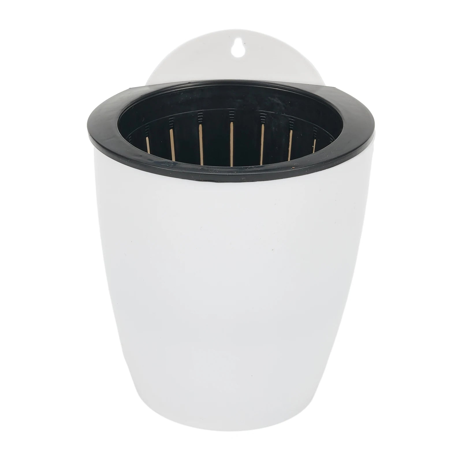 Wall-mounted Flower Pot Automatic Water-absorbing Plastic Green Dill Soil Or Hydroponics System Pot For Wall Balcony Flower Pot