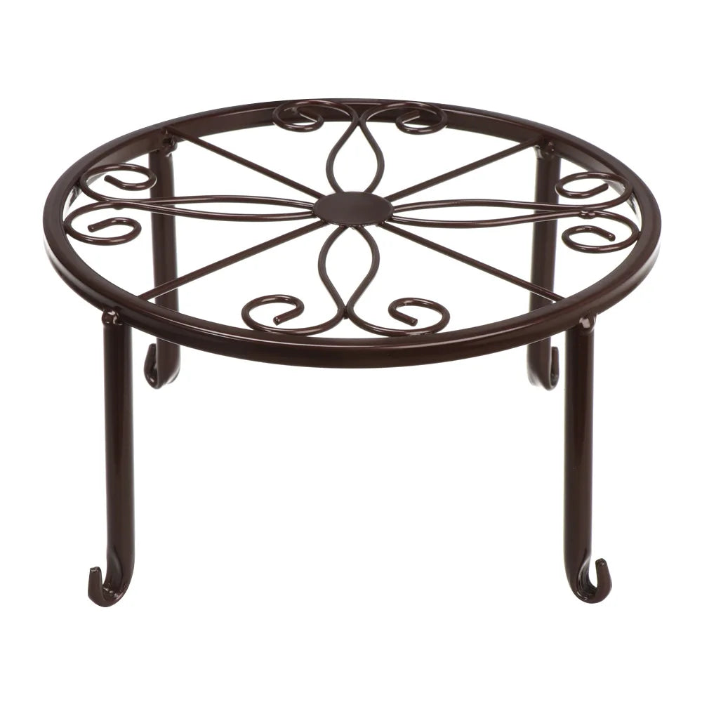 Metal Potted Plant Stands with Saucer for Indoor and Outdoor Plants 9 inches Flower Pot Planter Holder Flower Pot Stand