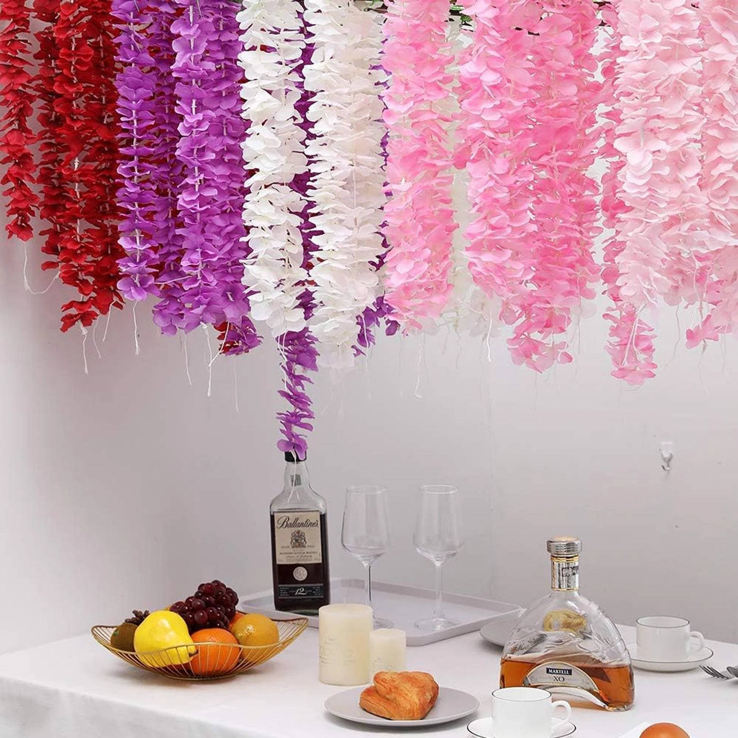 Artificial Plants Vine Home Furnishing Birthday Party Decoration Outdoor Garden Valentine's Day Bridal Wreath Wedding Arch Props
