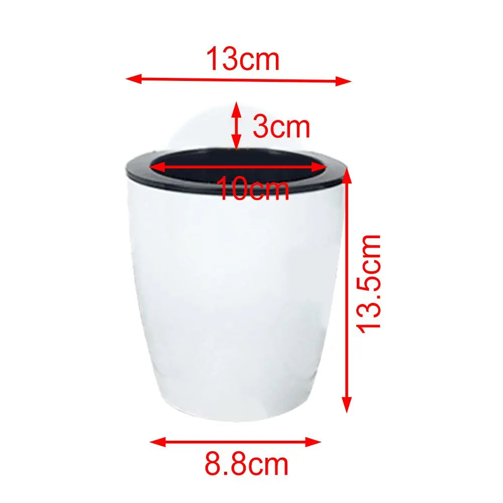 Wall-mounted Flower Pot Automatic Water-absorbing Plastic Green Dill Soil Or Hydroponics System Pot For Wall Balcony Flower Pot