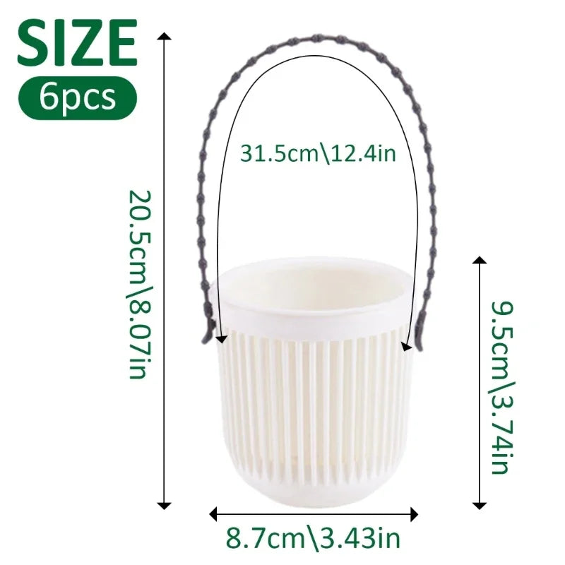 Plant Hangings Basket for Succulents Wall Flower Pots Desktops/Hangings Plant Hanger Garden Household Home Decors flower pot