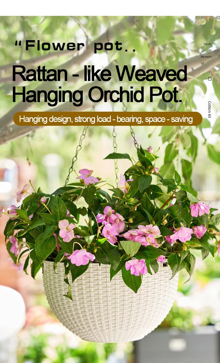 Hanging Plant Pot Flower Pot Planters for Hanging Flowers Outside Macrame Plant Hanger Vases Projectors for The Flowerpot