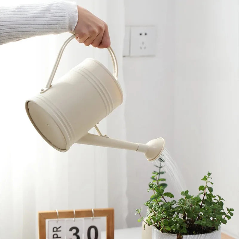 2L Watering Can with Long Spout for Indoor Plant Care Garden Use and Balcony Gardening Home Furnishings