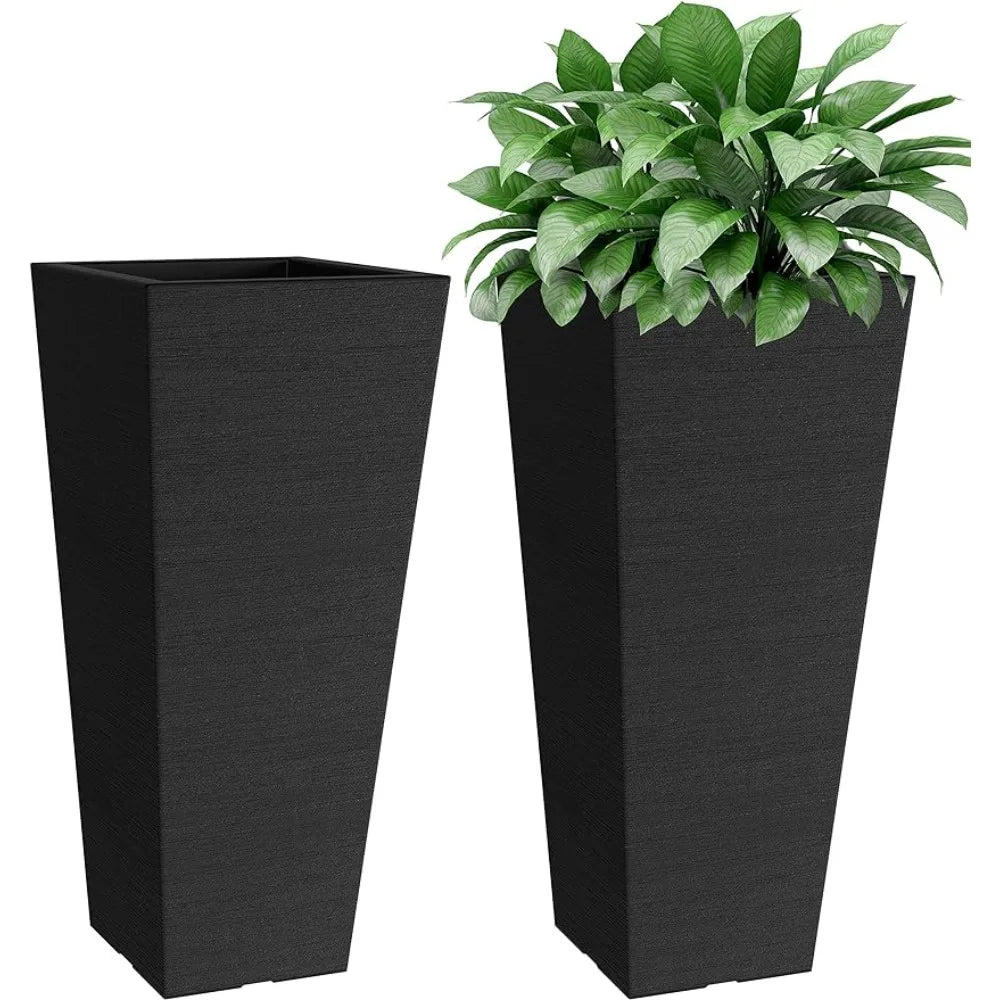 Home Garden Pots Pots |-f-| Planters Patio and Deck (Black) Bonsai Accessories Clay Pot Wholesale Planters Free Shipping Vases