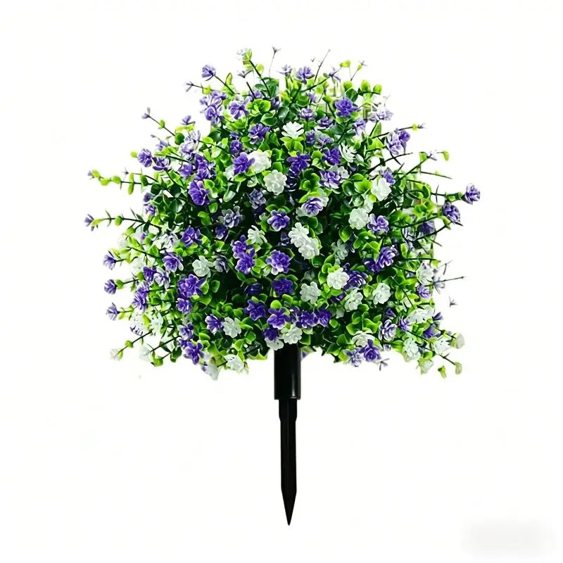 Artificial Flower,Artificial Petunias With Ground Stake, 18