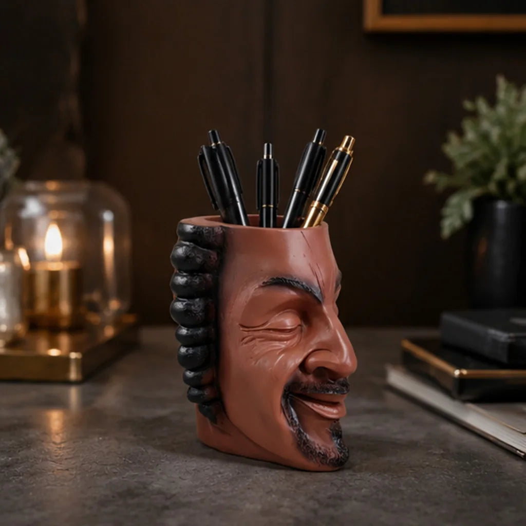 Aesthetic Face Planter Resin Flower Pot Unique Human Face Succulent Pot Modern Artistic Home Decor Garden Desk Decoration Gift