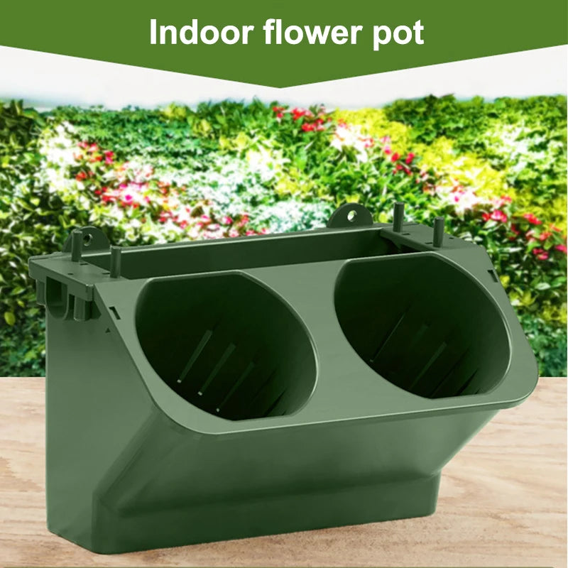 Wall Planter Flower Pot Hanging Vertical Garden Suculent Outdoor Flowerpoter Home Decor Gardening Gadgets Accessories Basket