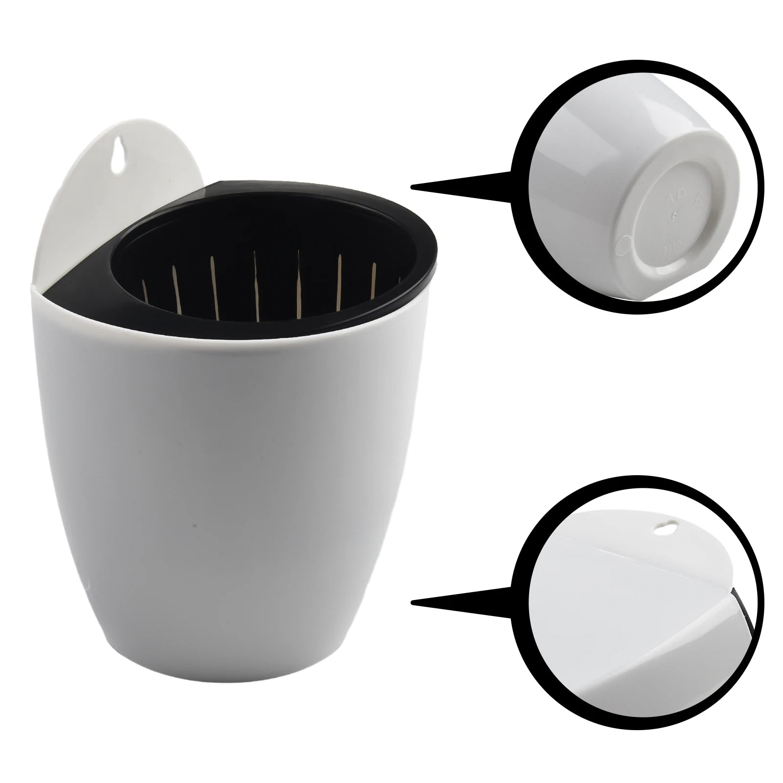 Wall-mounted Flower Pot Automatic Water-absorbing Plastic Green Dill Soil Or Hydroponics System Pot For Wall Balcony Flower Pot