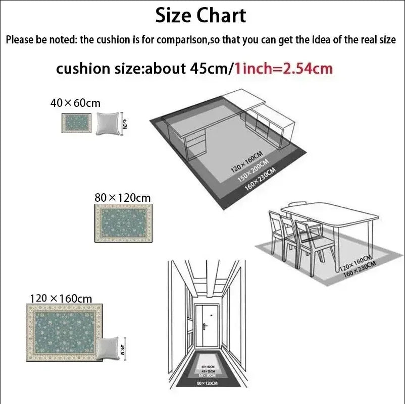 VIKAMA Trendy Printed US Dollar Note Floor Mat - Unique Design, Personalized, Anti-Slip, Home Decorative Carpet