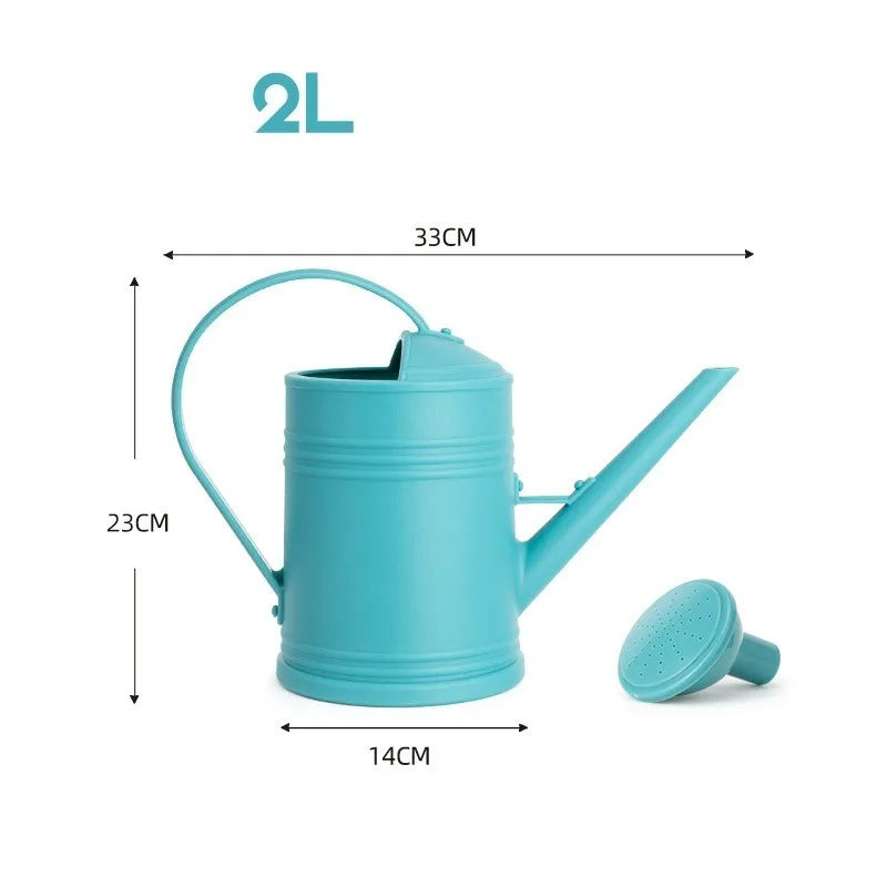 2L Watering Can with Long Spout for Indoor Plant Care Garden Use and Balcony Gardening Home Furnishings