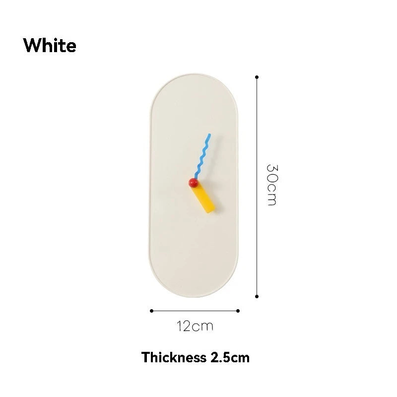 Home Furnishing Decoration Dopamine Wall Mounted Clock Living Room Kids Gifts Modern Decorations Silent Mechanism Clocks