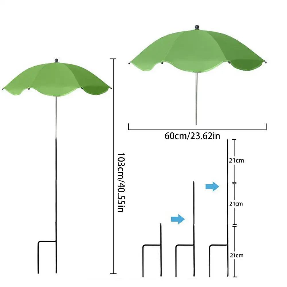 Shade Cloth for Garden Adjustable Outdoor Umbrella Gardening Supplies Patio Umbrellas Plant parasol Flowers Plants Shade Cover