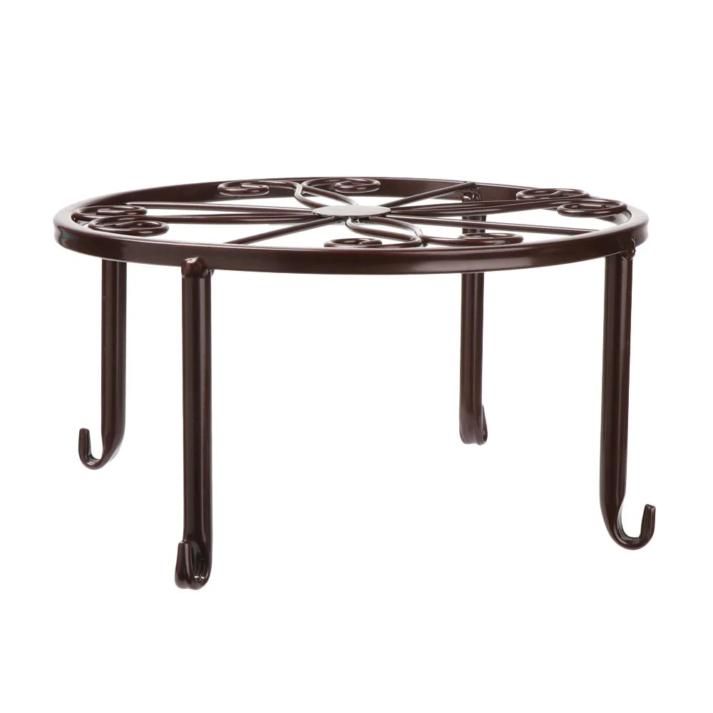 Metal Potted Plant Stands with Saucer for Indoor and Outdoor Plants 9 inches Flower Pot Planter Holder Flower Pot Stand