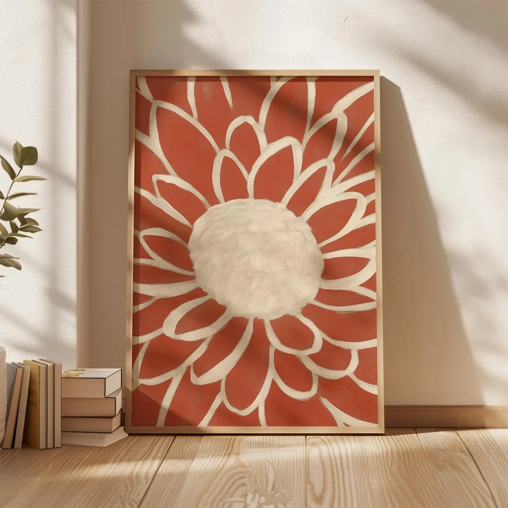 1 Frameless Retro Floral Print,Unique Creative Aesthetic Decor,Spring Decor Painting,Minimalist Wall Art,Living Room Bedroom Art