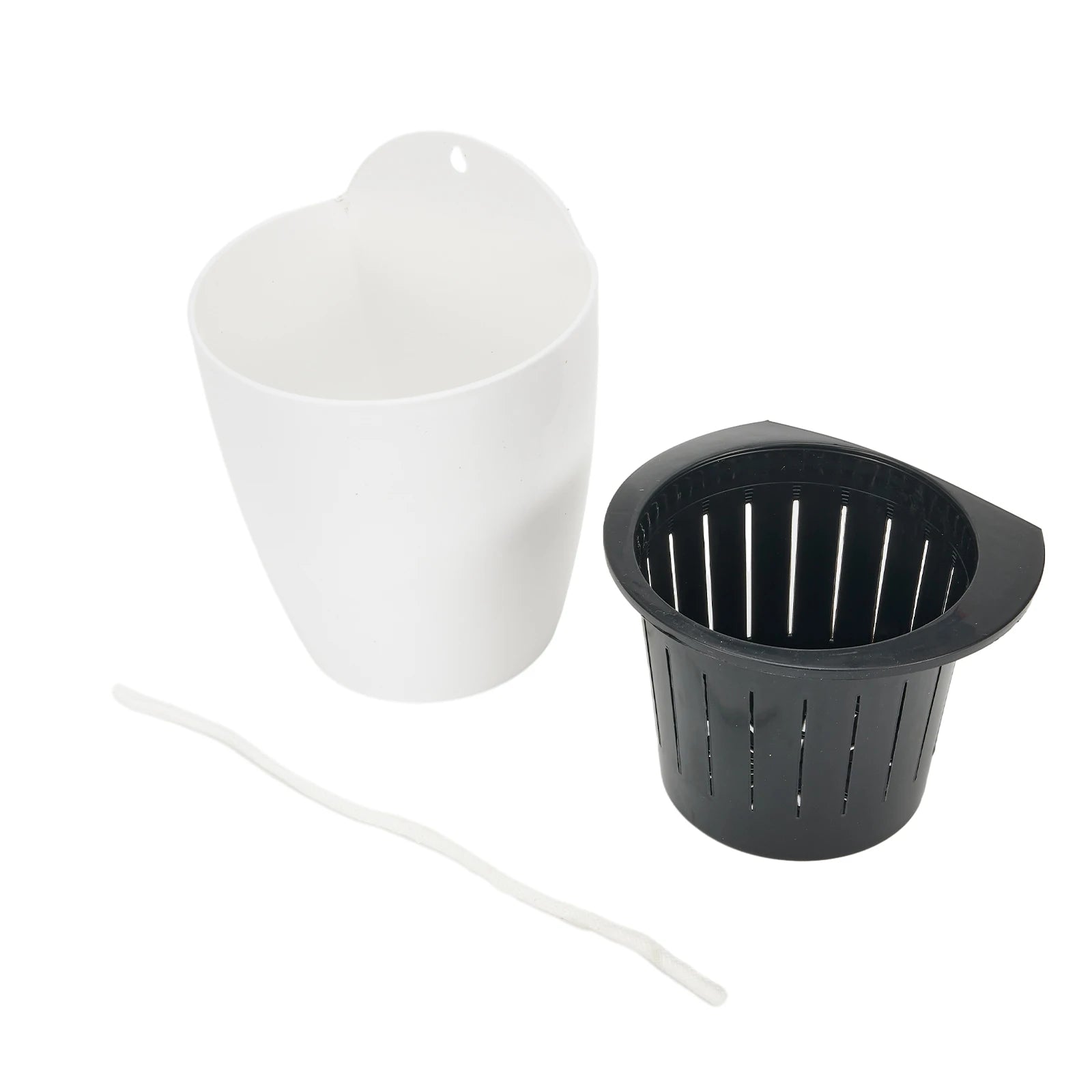 Wall-mounted Flower Pot Automatic Water-absorbing Plastic Green Dill Soil Or Hydroponics System Pot For Wall Balcony Flower Pot