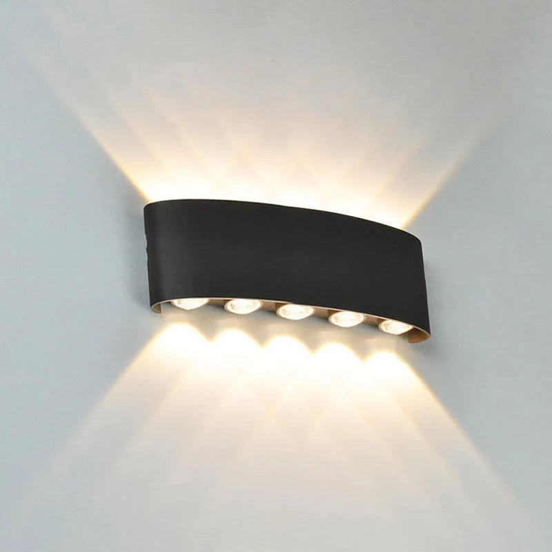 Waterproof 6W 10W indoor outdoor Led Wall Lamp modern ABS Home Furnishing decoration lighting Led Garden Porch Light AC85V-220V