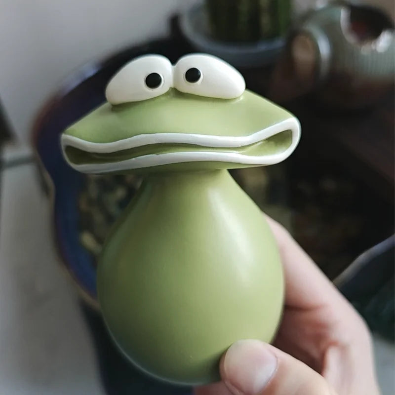 Cartoon Creative Big Mouth Frog Garden Balcony Desktop Decoration Rural Home Furnishings Creative Fashion Decoration Toys