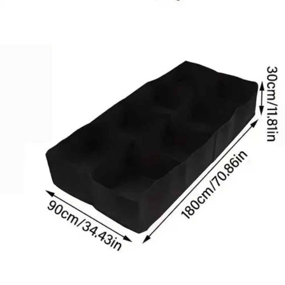 Fabric Raised Garden Bed Plant Grow Bags Planter Raised Beds for Growing Vegetables Potatoes Flowers Rectangle Planting Containe