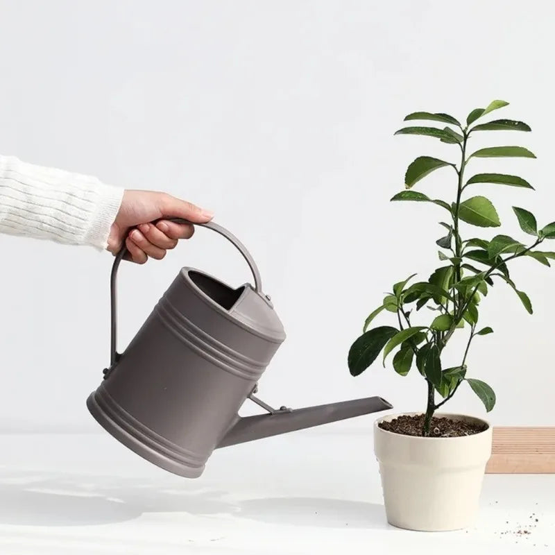 2L Watering Can with Long Spout for Indoor Plant Care Garden Use and Balcony Gardening Home Furnishings