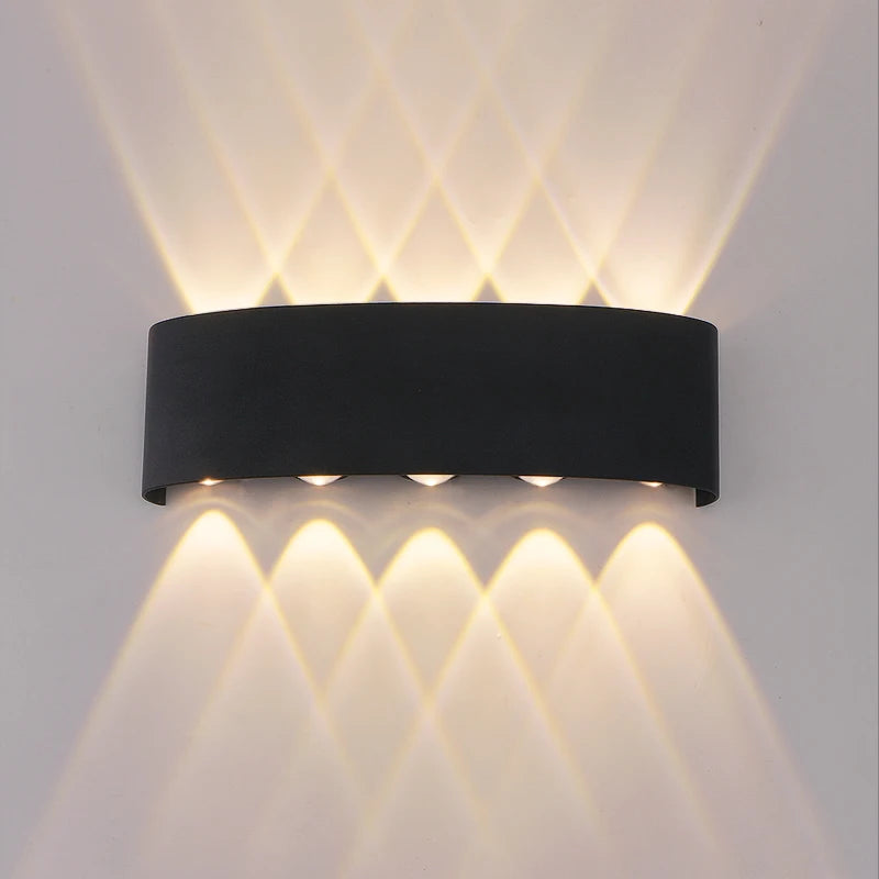 Waterproof 6W 10W indoor outdoor Led Wall Lamp modern ABS Home Furnishing decoration lighting Led Garden Porch Light AC85V-220V