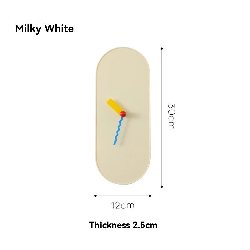 Home Furnishing Decoration Dopamine Wall Mounted Clock Living Room Kids Gifts Modern Decorations Silent Mechanism Clocks